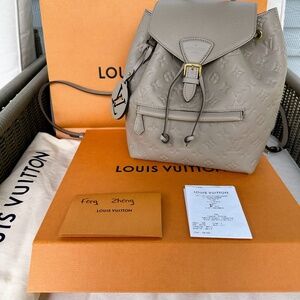 Louis Vuitton montsouris pm  empreinte leather